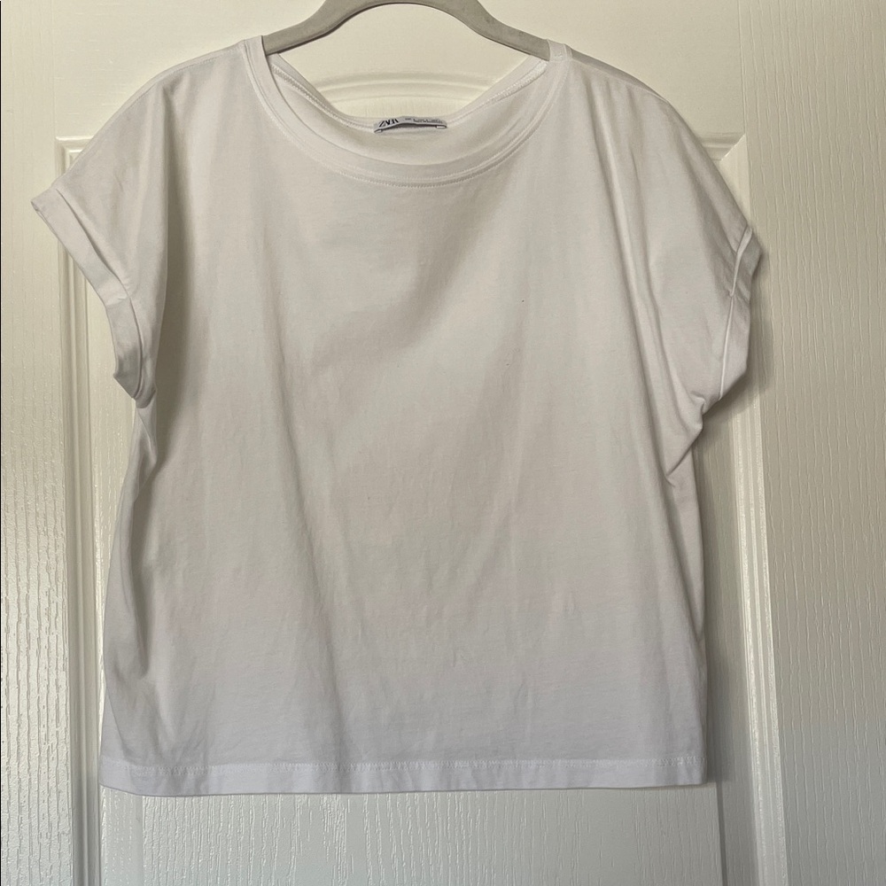 Zara Crisp White Tee